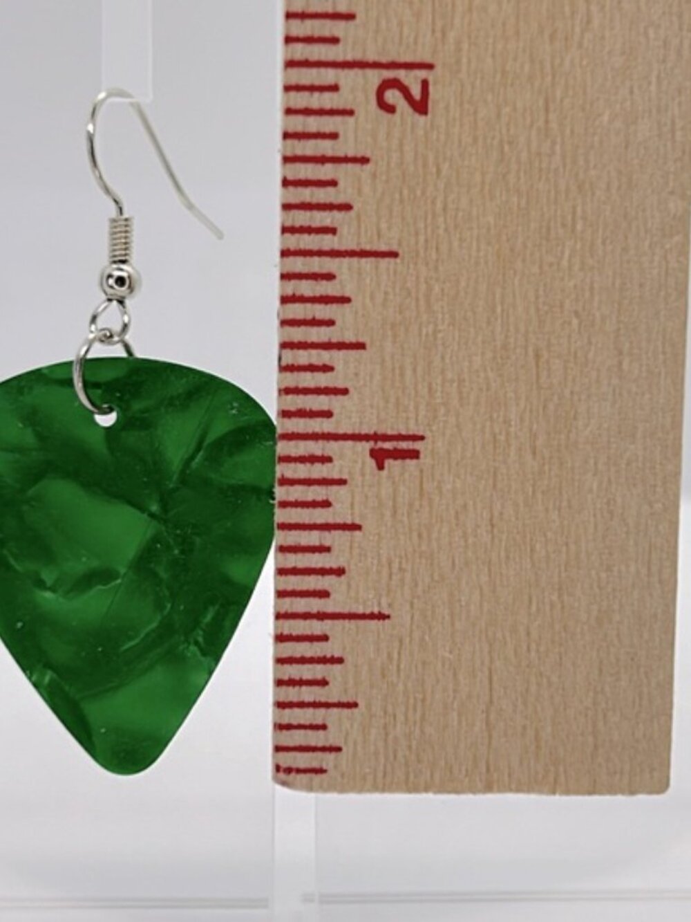 *LAST ONE* Guitar Pick Custom Earrings Fashion Jewelry - Picture 2 of 3